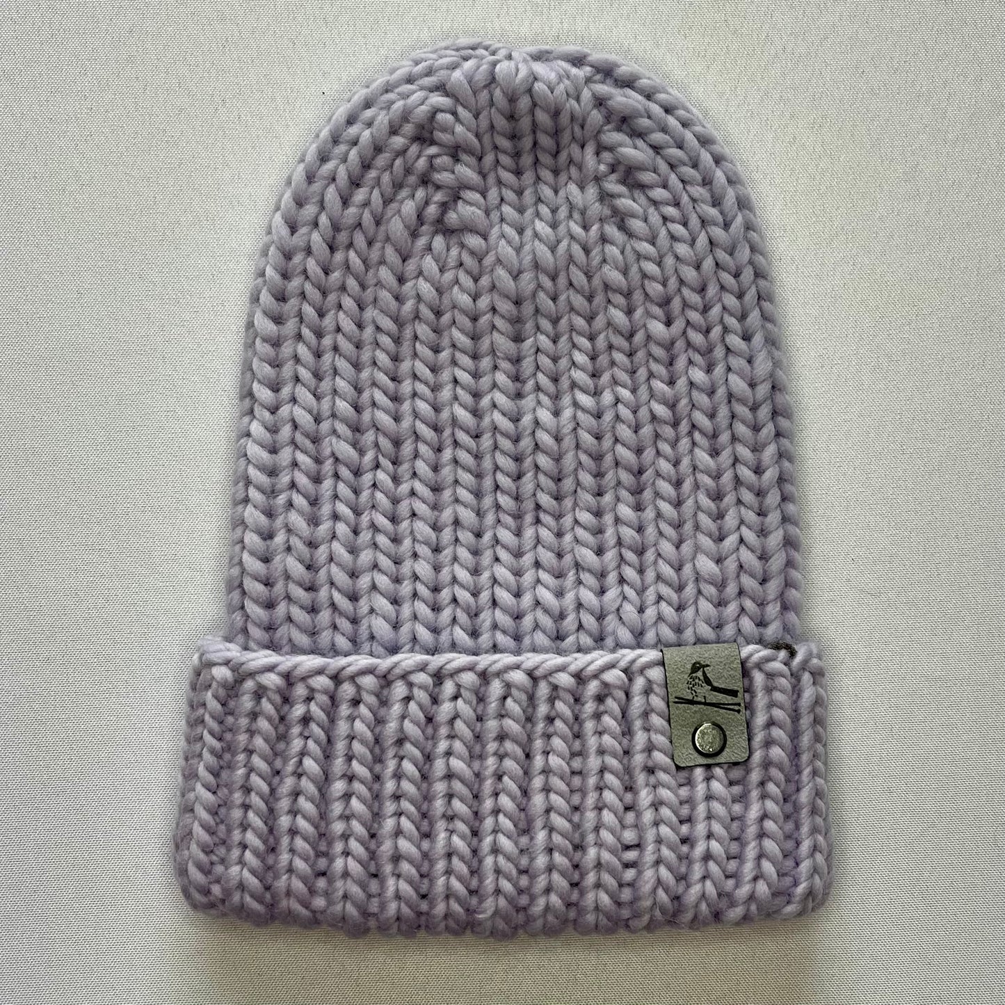 Lavender Peruvian Wool Knit Hat